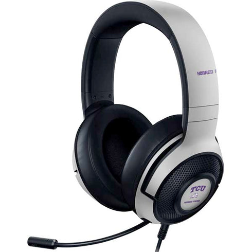 Texas Christian University Horned Frogs Logo Print Razer Kraken X Skin